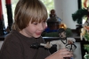 Jake with a new toy