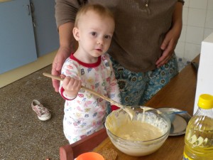 "Dadda, I cookin'."
